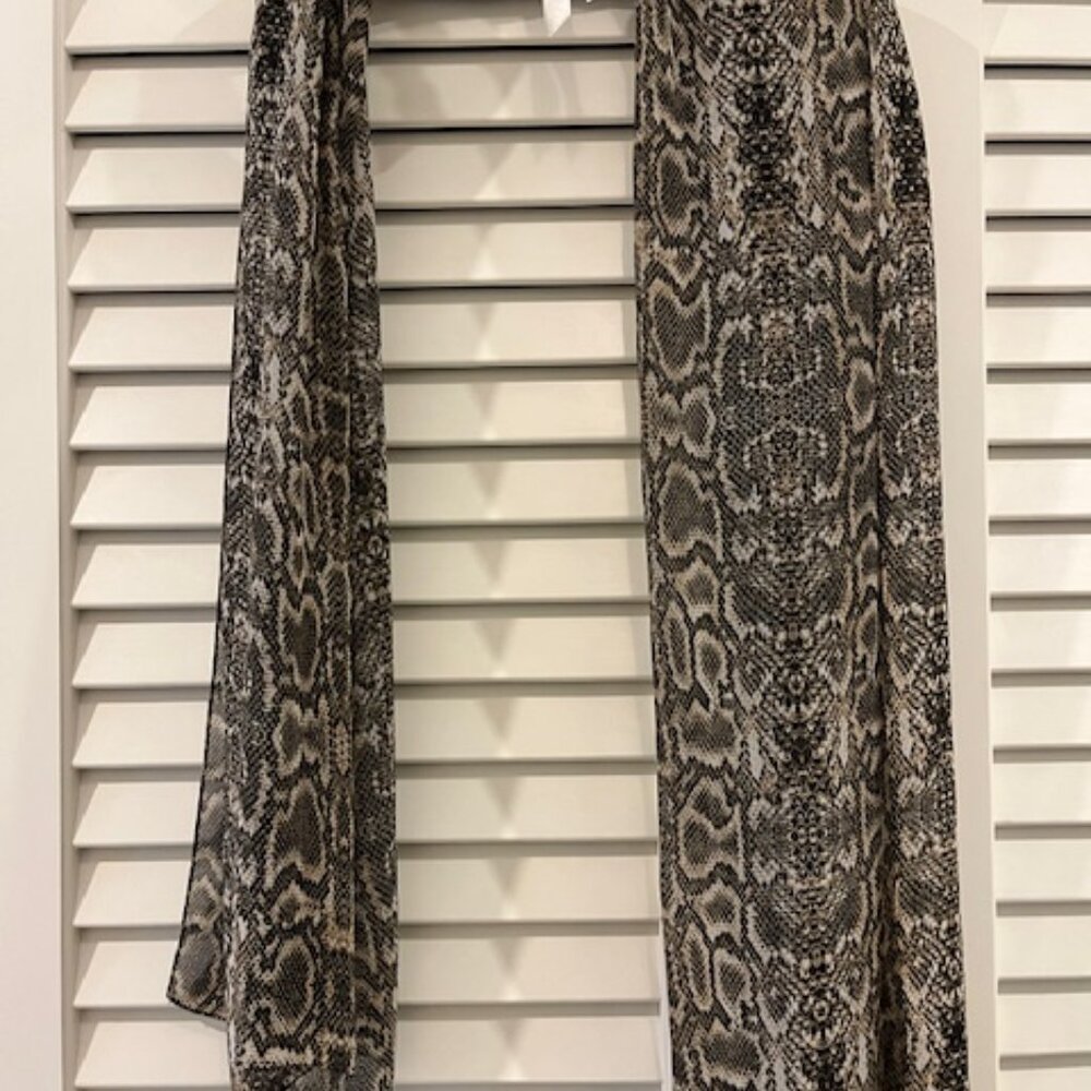 Alligator Silk Scarf